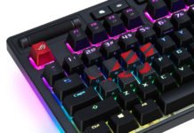 ASUS TUF Gaming K7 y ROG Strix CTRL Gaming Keyboards, ROG Gaming Keycap Set