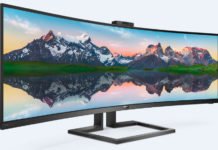 El nuevo monitor curvo SuperWide Dual Quad HD de 49 “de Philips debuta en el CES 2019