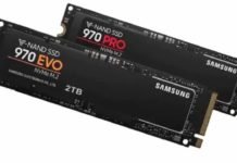 El Samsung 970 Pro NVMe SSD pronto estará disponible en capacidades de 2 TB