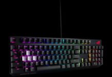 ASUS anuncia el teclado de la serie ROG Strix Scope
