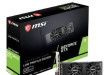 MSI lanza una tarjeta gráfica GTX 1650 de bajo perfil