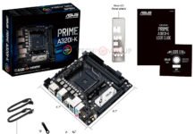 ASUS lanza la Prime Motherboard A320I-K Mini-ITX