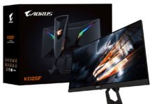 Gigabyte anuncia el monitor de monitor AORUS KD25F