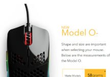 Glorious PC Gaming Race presenta el modelo O-Mouse con un peso de 58 gramos
