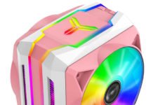 JONSBO lanza un CPU cooler CR-1100 de color rosa chicle