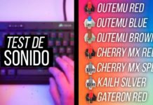 TEST DE SONIDO TECLADO MECANICO 🎶 ASMR SWITCHES OUTEMU CHERRY MX KAILH