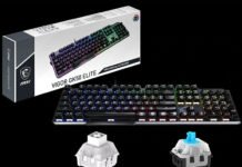 MSI anuncia Vigor GK50 ELITE, Clutch GM08 y Vigor WR01 WRIST REST