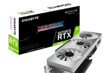 GIGABYTE saca su GeForce RTX 3080 VISION OC