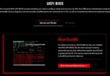 Las placas base ASUS ROG Z590 incluyen la utilidad MemTest86 integrada en la BIOS