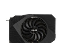 ASUS lanza la tarjeta gráfica Phoenix RTX 3060 de 12 GB con un solo ventilador