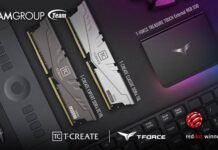 Team Group TREASURE TOUCH External RGB SSD y T-CREATE Memory Bag Red Dot Design Awards