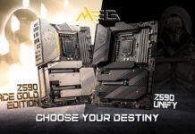 MSI anuncia MEG Z590 ACE Gold Edition y Z590 Unify Series