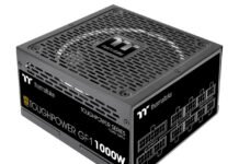 Las PSU de la serie Thermaltake GF1 de 1000 W y 1200 W ya están disponibles