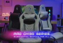 MSI anuncia sillas para juegos de la serie MAG CH130