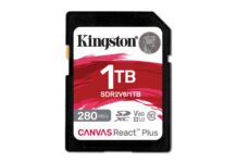 Más capacidad: nueva tarjeta SD Kingston Canvas React 1 TB