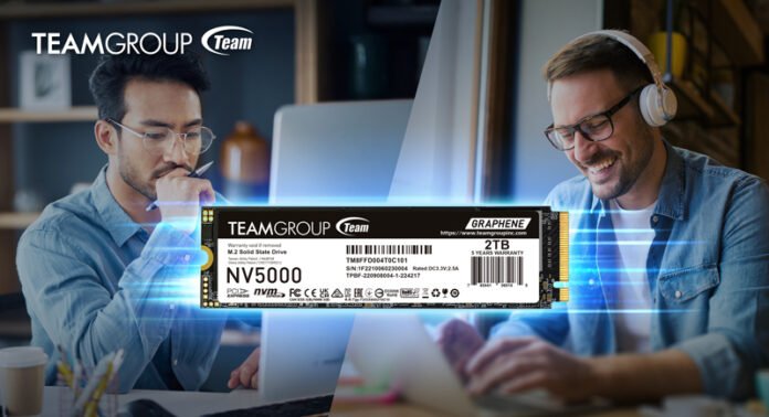 TEAMGROUP lanza el SSD NV5000 M.2 PCIe 4.0