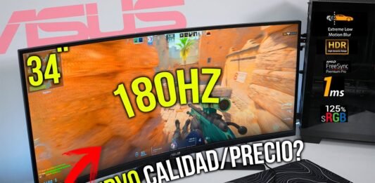 ¿VALE LA PENA ESTE MONITOR GAMER? 😱 ASUS TUF VG34VQL3A | 34″ 180 Hz CURVO